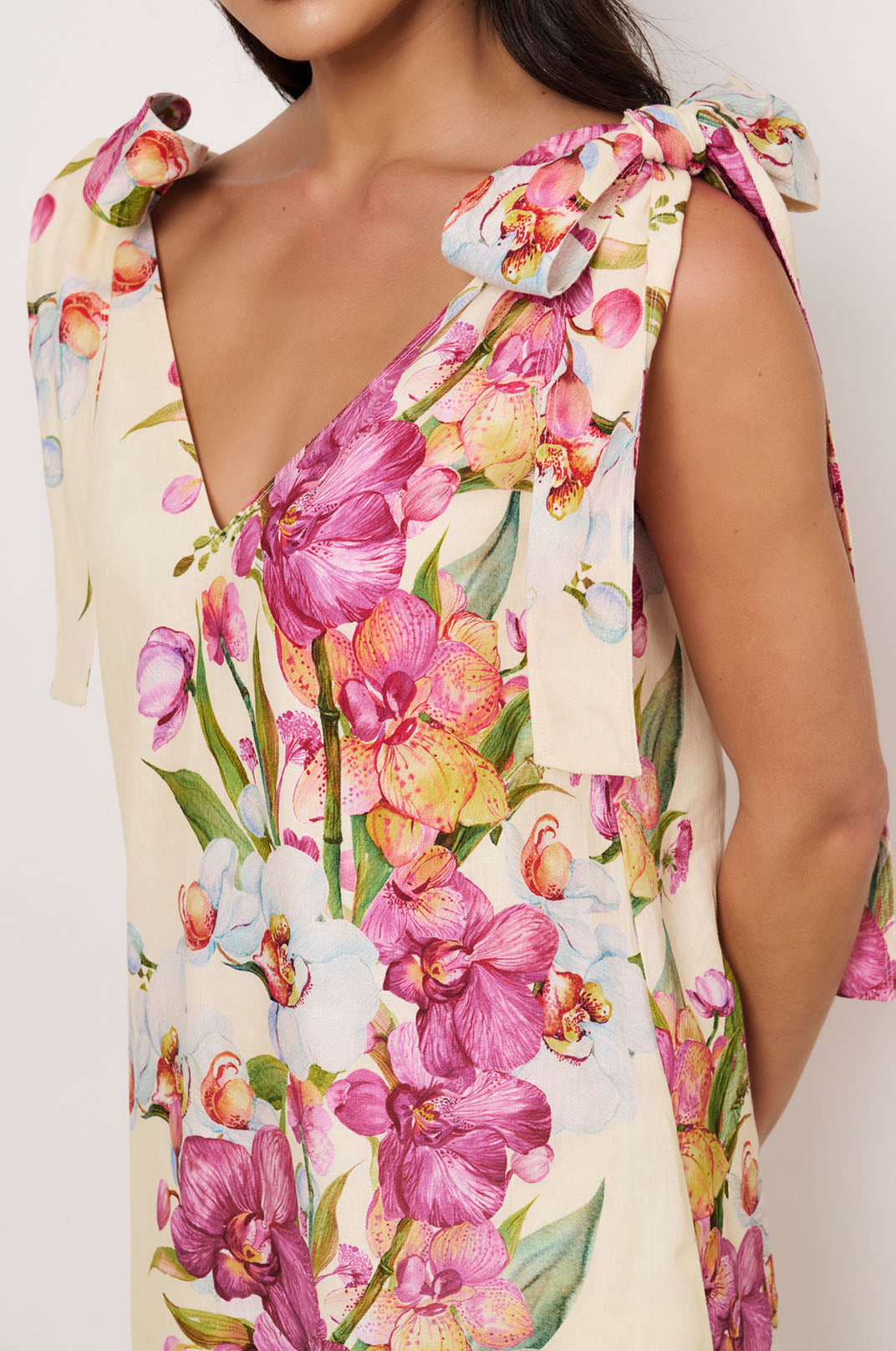 Hallie Tie Dress - Adorne