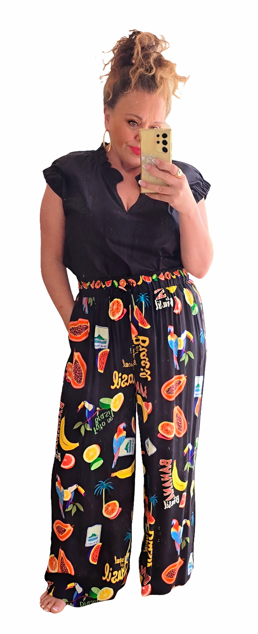 Cabana Pant - Brasil Black