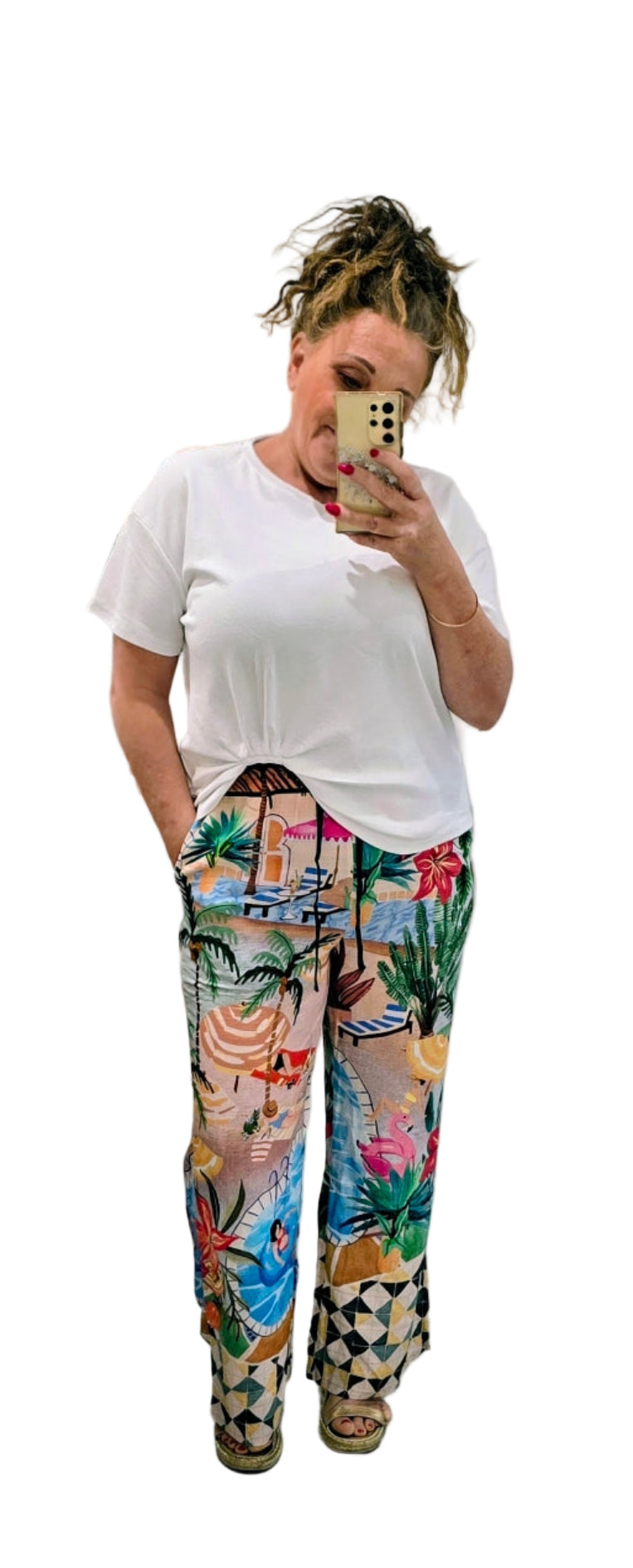 Tuck T Shirt - White