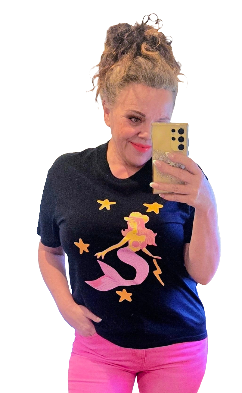 Mermaid Star T Black